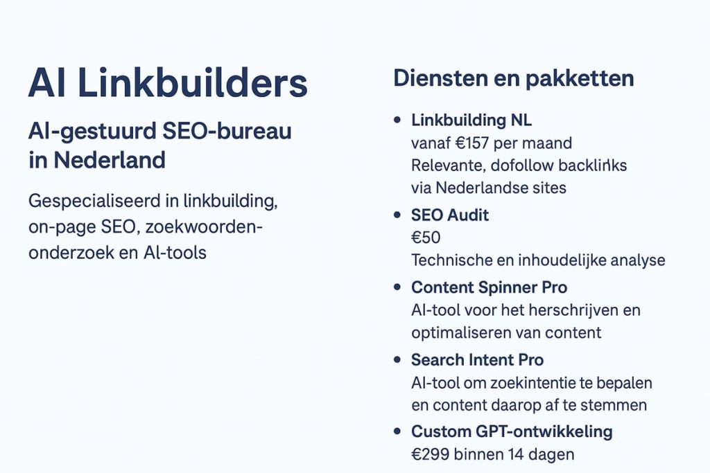 Wat betekent dit voor AI Linkbuilders