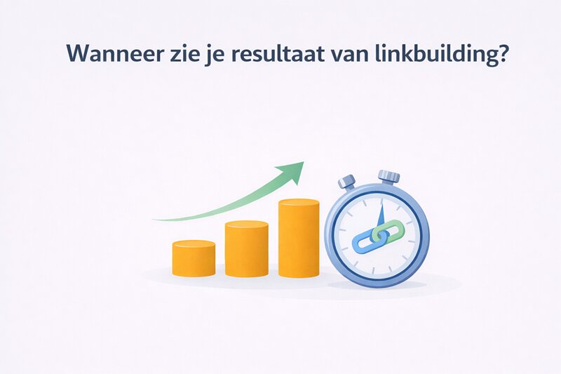 Wanneer zie je resultaat van linkbuilding